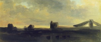 Sky and Roofs by Pierre Henri de Valenciennes