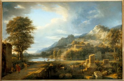 The Ancient Town of Agrigento in Sicily by Pierre Henri de Valenciennes