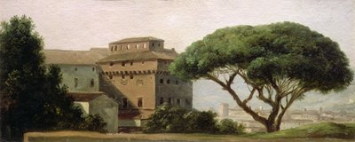 View of the convent of Ara Coeli: the umbrella pine by Pierre Henri de Valenciennes