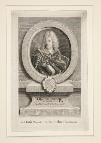 Charles Jérôme de Cisternay du Fay (1662-1723) by Pierre Imbert Drevet
