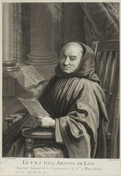 Portrait of Father Arnoul de Loo by Pierre Imbert Drevet