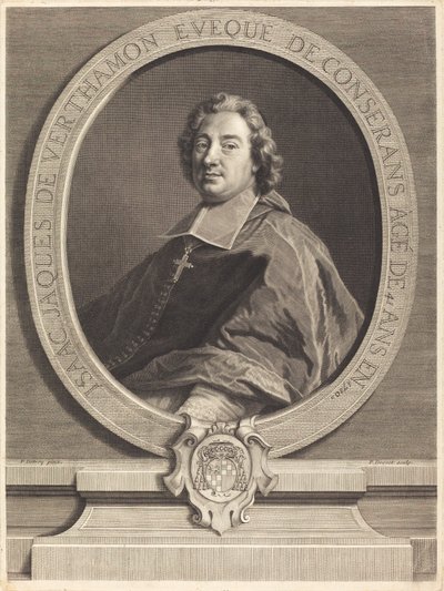 Isaac-Jacques de Verthamon by Pierre Imbert Drevet after François de Troy