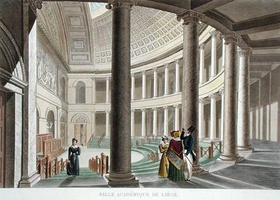 Interior of the Academy at Liege, from 