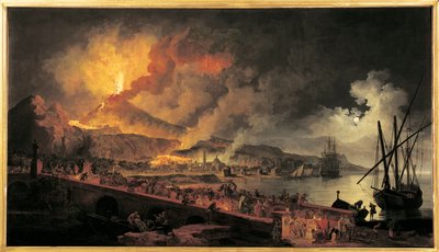 Eruption of Mount Vesuvius from Portici by Pierre Jacques Volaire