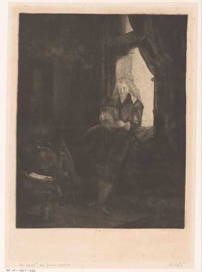 Portrait of Jan Six by Pierre Jean Mariette (attributed to)