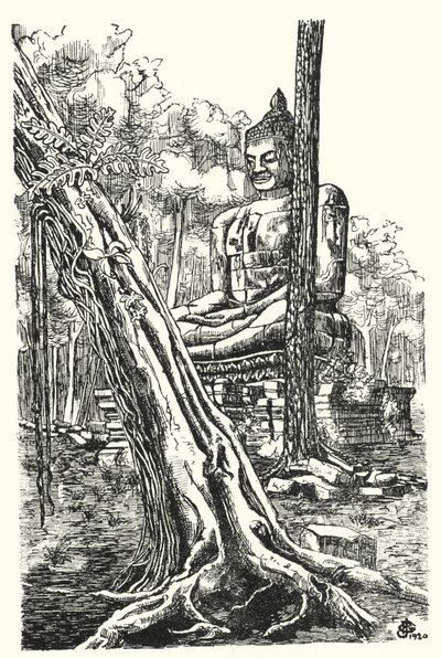 The Buddha of Tep Pranam by Pierre Jeannerat de Beerski