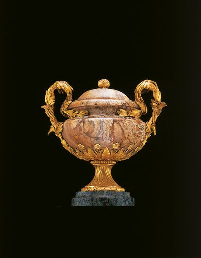 One of a pair of Louis XIV Egyptian vases by Pierre Langlois
