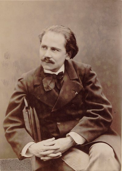 Portrait of the Composer Jules Massenet by Pierre Lanith Petit