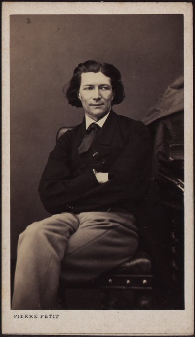 Portrait of the Dramatist Victorien Sardou by Pierre Lanith Petit