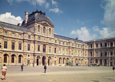 The Henri II Facade in the Cour Carree by Pierre Lescot