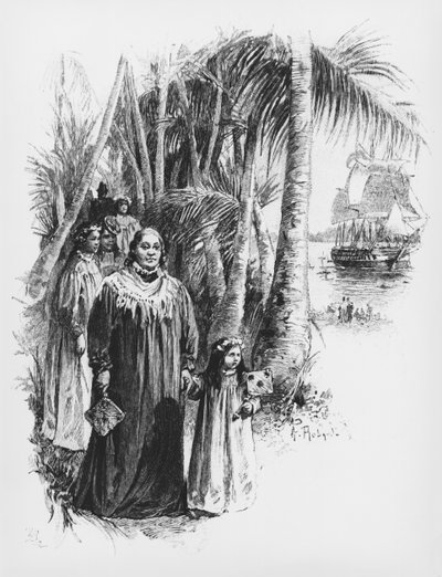 Queen Pomare IV of Tahiti, illustration from 