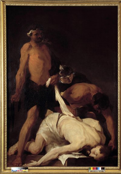 Christ Fainted After the Flogging by Pierre Louis Cretey or Cretet
