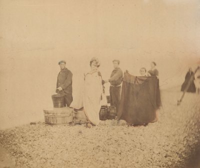 La Comtesse with Group on a Rocky Beach by Pierre Louis Pierson