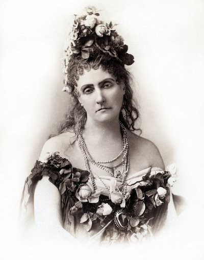Portrait of Countess Virginia Oldoini Verasis di Castiglione (1835-1899) - photo by Pierre Louis Pierson (1822-1913) by Pierre Louis Pierson