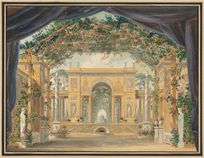 Decoration Executed for the Birthday of His Majesty the King of Westphalia by Pierre Luc Charles Ciceri