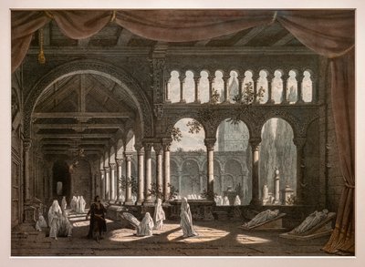 Robert the Devil, Decorations for the Second Painting of Act III by Pierre Luc Charles Ciceri