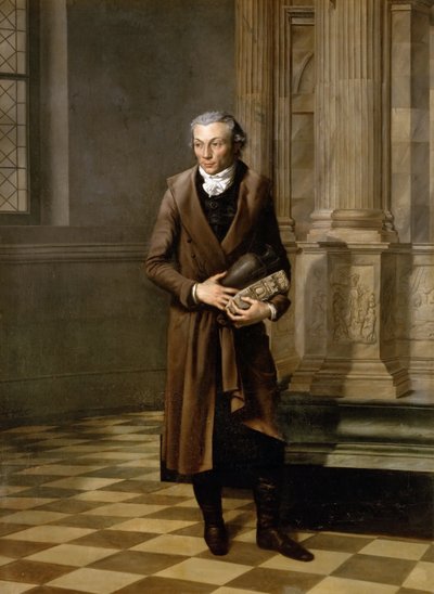 Portrait of the Archaeologist Alexandre Lenoir by Pierre Maximilien Delafontaine