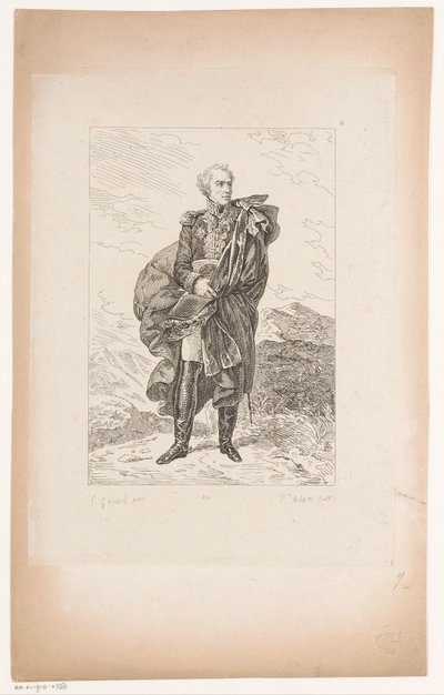 Portrait of General Maximilien Sébastien Foy (Collection of Historical Portraits by Baron Gérard) by Pierre Michel Adam