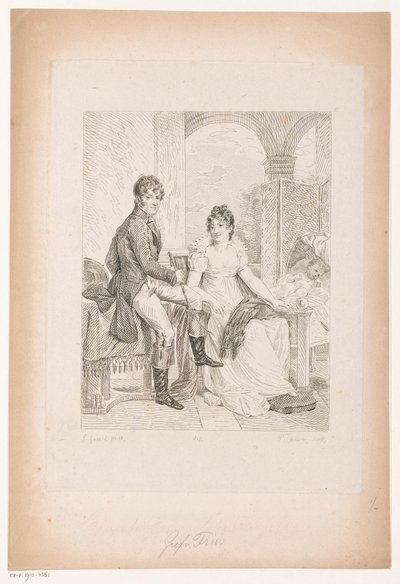 Portrait of Moritz von Fries and His Wife by Pierre Michel Adam