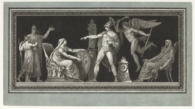 Farewell Between a Spartan Woman and Her Son by Pierre Michel Alix