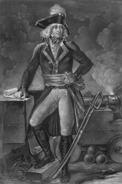 General Charles Pichegru (1761-1804) - Portrait of Charles Pichegru (1761-1804), general in chief of the armies of the North, of Sambre and Meuse, of Rhine and Moselle - Engraving by Pierre Michel Alix (1762-1817), by Alexandre Evariste Fragonard (1780-185 by Pierre Michel Alix