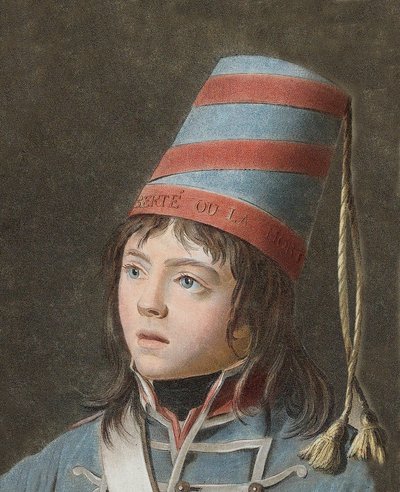 Joseph Bara (1779-1793) - Joseph Bara or Barra (1780-1793) is a hero child of the French Revolution who fought in Vendee for the Republic. Engraving by Pierre Michel Alix by Pierre Michel Alix