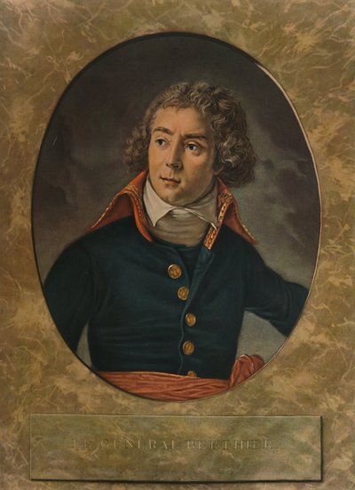 General Berthier, late 18th century, 1913 by Pierre Michel Alix