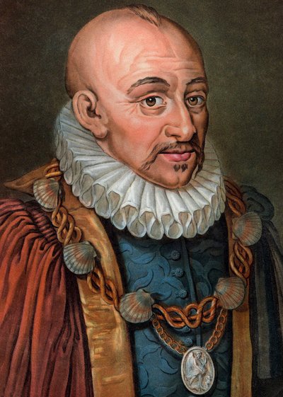 Portrait of Michel Eyquem de Montaigne by Pierre Michel Alix