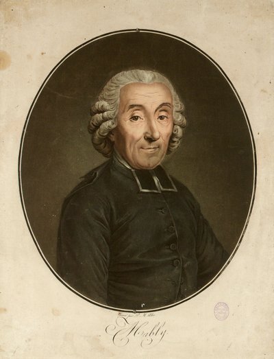 Portrait of Gabriel Bonnot de Mably by Pierre Michel Alix