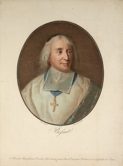 Portrait of Jacques-Bénigne Bossuet by Pierre Michel Alix