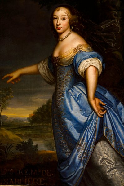 Portrait of Madame de la Sablière by Pierre Mignard