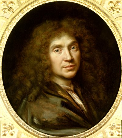 Portrait of Moliere (1622-1673) by Pierre Mignard