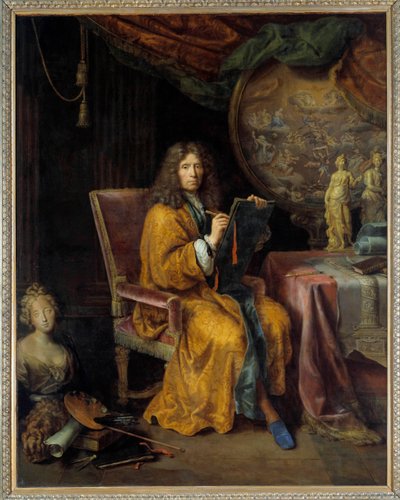 Self Portrait of Pierre Mignard by Pierre Mignard