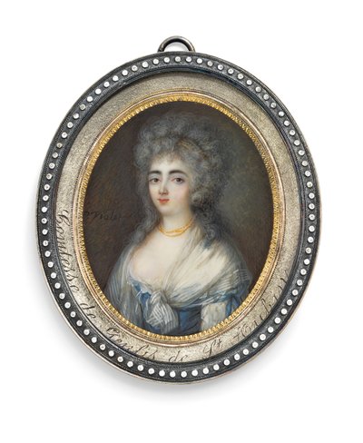 Stéphanie Félicité Ducrest de Saint-Aubin, Comtesse de Genlis by Pierre Noel Violet