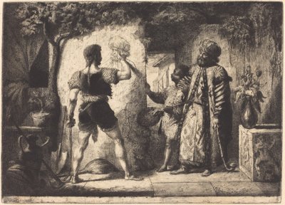 Artist Drawing a Man in Turkish Dress by Pierre Nolasque Bergeret