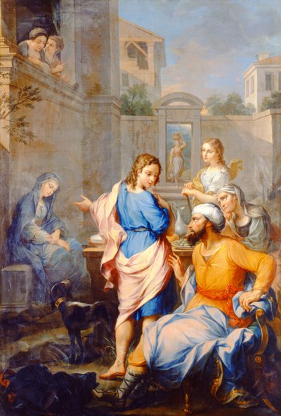 Tobias Asking Raguel for His Daughter, Sarah