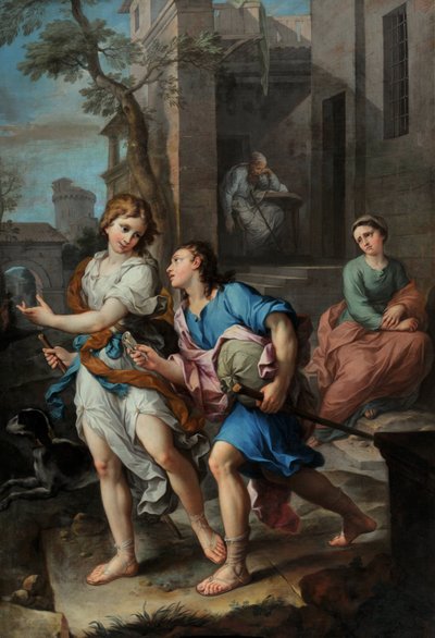Young Tobie left by Pierre Parrocel