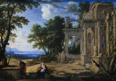 Landscape with the Rest on the Flight to Egypt by Pierre Patel