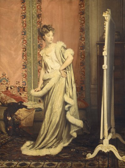 Before the Mirror by Pierre Paul Lêon Glaize