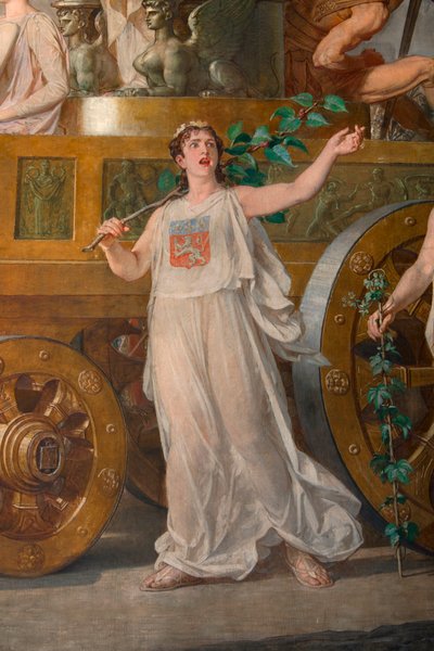 The Triumph of the Republic (Fresco) by Pierre Paul Lêon Glaize