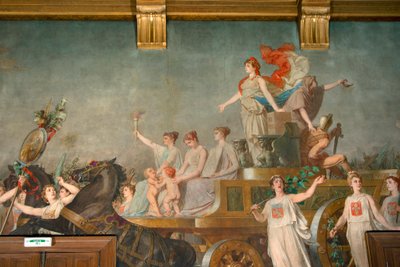 The Triumph of the Republic (fresco) by Pierre Paul Lêon Glaize