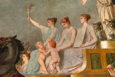 The Triumph of the Republic, Fresco by Pierre Paul Lêon Glaize