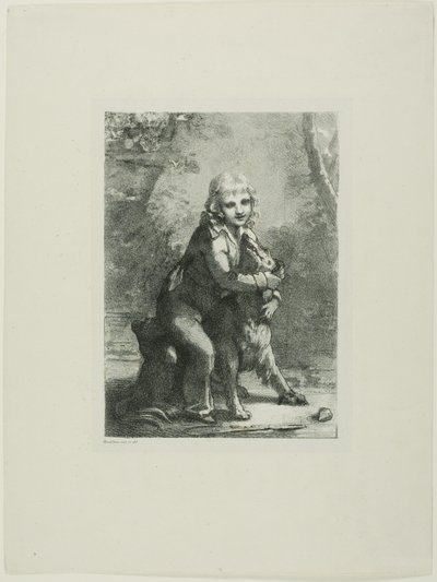 Boy with a Dog by Pierre Paul Prud