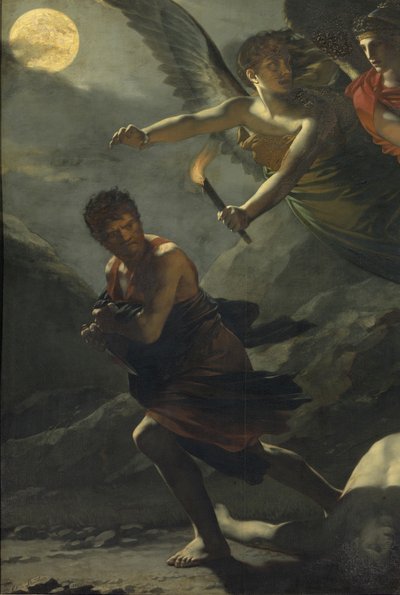 Detail: Justice and Divine Vengeance Pursuing Crime by Pierre Paul Prudhon