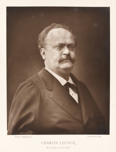 Charles Lecocq (Paris, 1832) by Pierre Petit