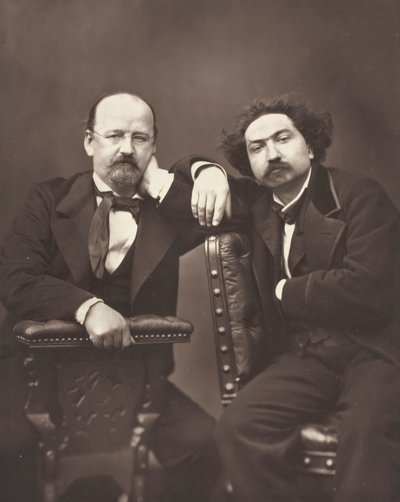 Émile Erckmann and Alexandre Chatrian, c. 1876 by Pierre Petit