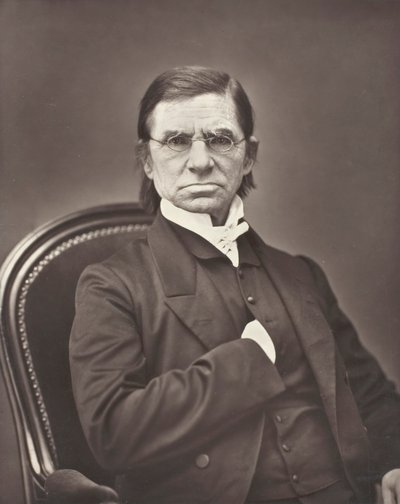 Émile Littré French lexicographer and philosopher by Pierre Petit