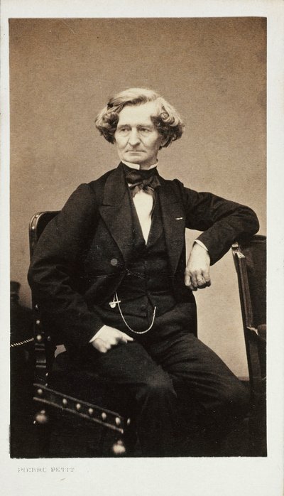 Portrait of the Composer Hector Berlioz by Pierre Petit