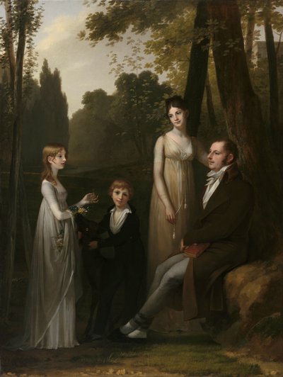 Portrait of Rutger Jan Schimmelpenninck and his Family by Pierre Prud