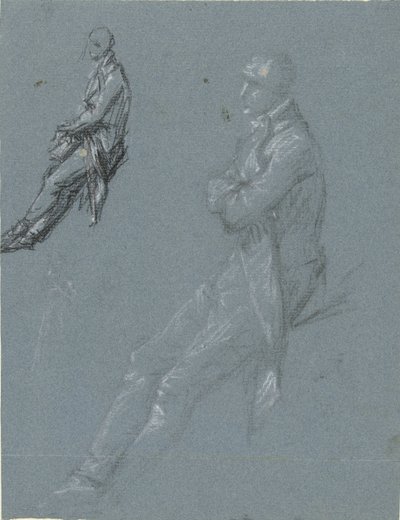 Two Studies of Rutger Jan Schimmelpenninck and a Sketch of His Wife by Pierre Prud